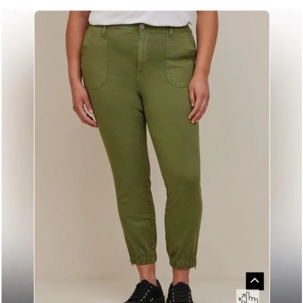 Torrid Olive Green Track Pants
